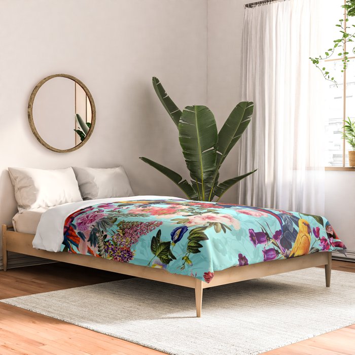 Floral and Birds XI Comforter Gallery Image 2