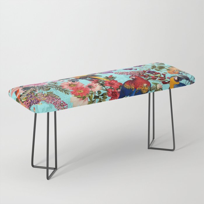 Floral and Birds XI Bench Gallery Image 1