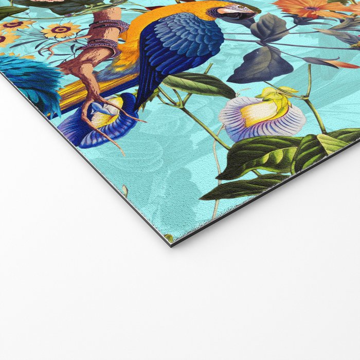 Floral and Birds XI Welcome Mat Gallery Image 2