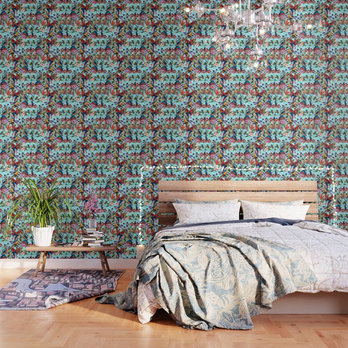 Floral and Birds XI Wallpaper Gallery Image 1