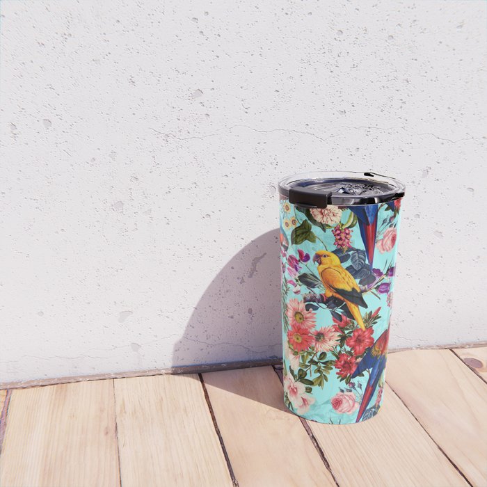 Floral and Birds XI Travel Mug Gallery Image 4