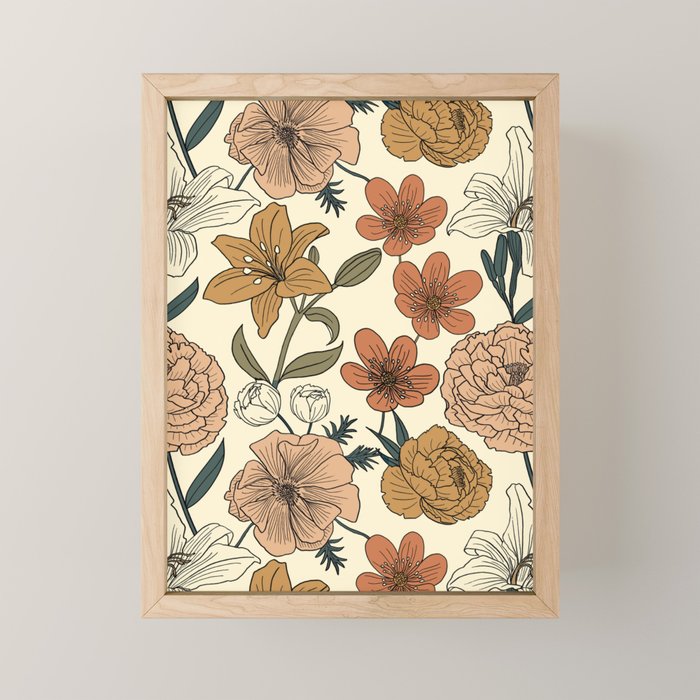 Spring Floral Mood Mini Art Print Gallery Image 1