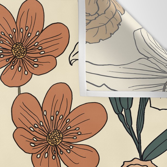 Spring Floral Mood Wall Tapestry Gallery Image 3