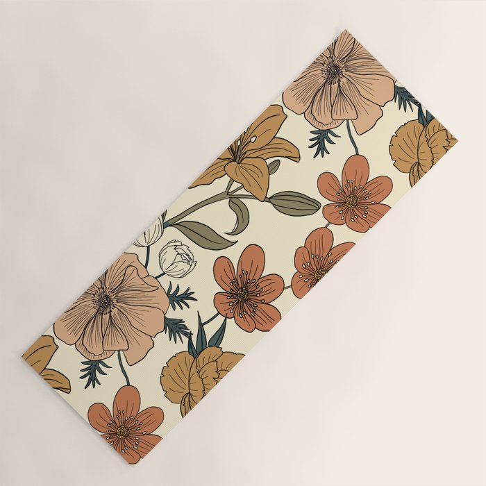 Spring Floral Mood Yoga Mat Gallery Image 1