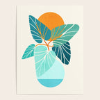 Tropical Symmetry Retro Botanic Poster Gallery Image 4