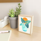 Tropical Symmetry Retro Botanic Mini Art Print Gallery Image 2
