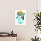 Tropical Symmetry Retro Botanic Poster Gallery Image 2