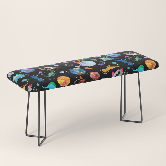 Dinosaur Astronauts In Outer Space Bench Gallery Image 1