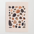 Watercolor Pebbles Poster Gallery Image 4