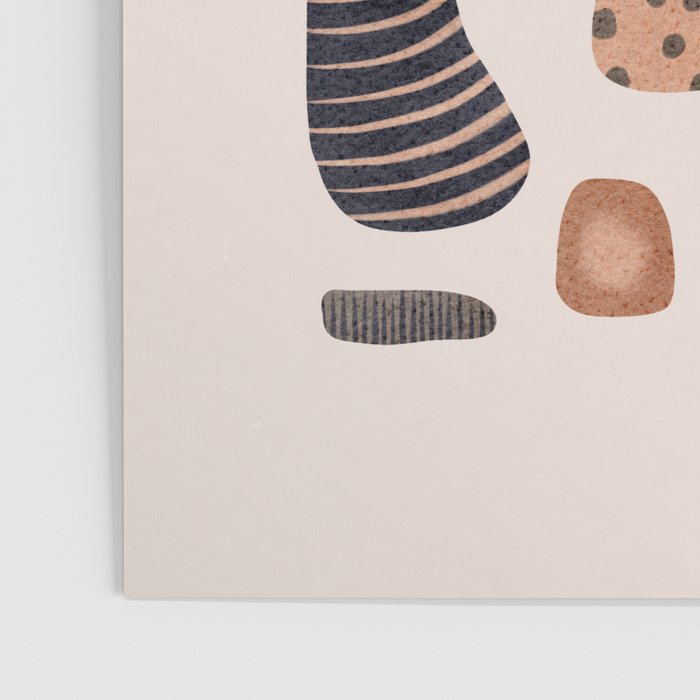 Watercolor Pebbles Poster Gallery Image 3