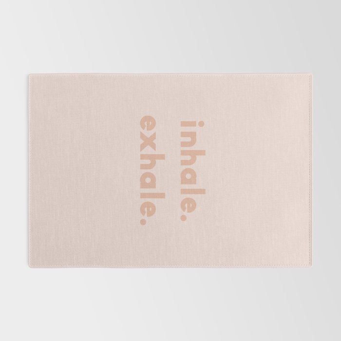 inhale exhale âÂ blush Rug Gallery Image 2