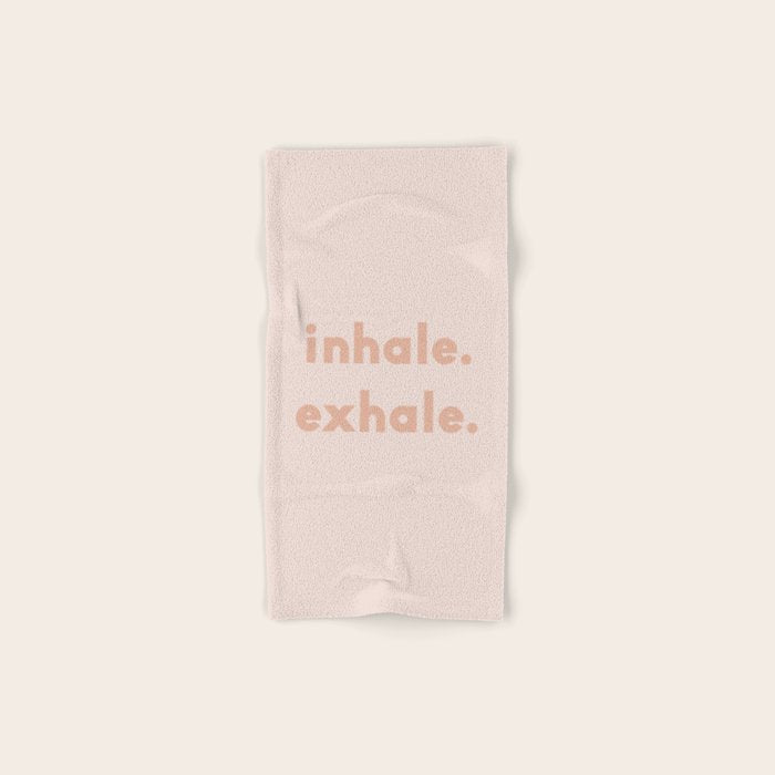 inhale exhale âÂ blush Bath Towel Gallery Image 1