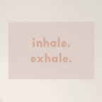 inhale exhale âÂ blush Welcome Mat Gallery Image 1