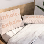 inhale exhale âÂ blush Pillow Sham Gallery Image 2