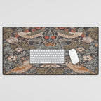 Strawberry thief, William Morris  Desk Mat Gallery Image 1