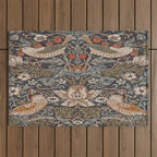 Strawberry thief, William Morris  Outdoor Rug Gallery Image 1