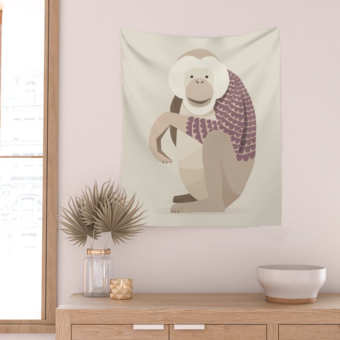 Whimsical Orangutan Wall Tapestry Gallery Image 2