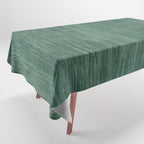 Boho Old Market Textile in Green Tablecloth Gallery Image 1