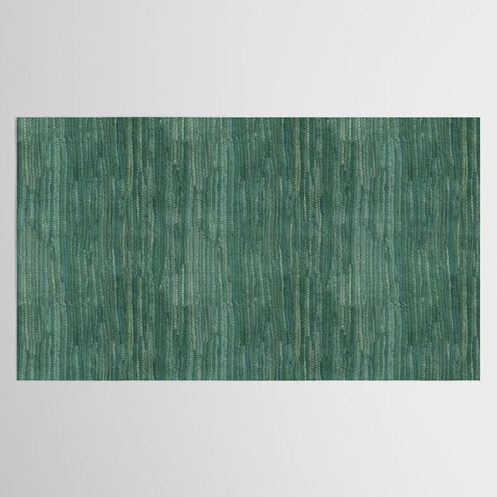 Boho Old Market Textile in Green Tablecloth Gallery Image 2