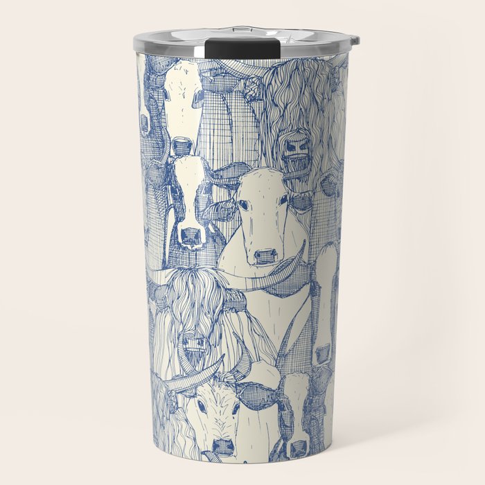 just cattle classic blue pearl Travel Mug Gallery Image 1