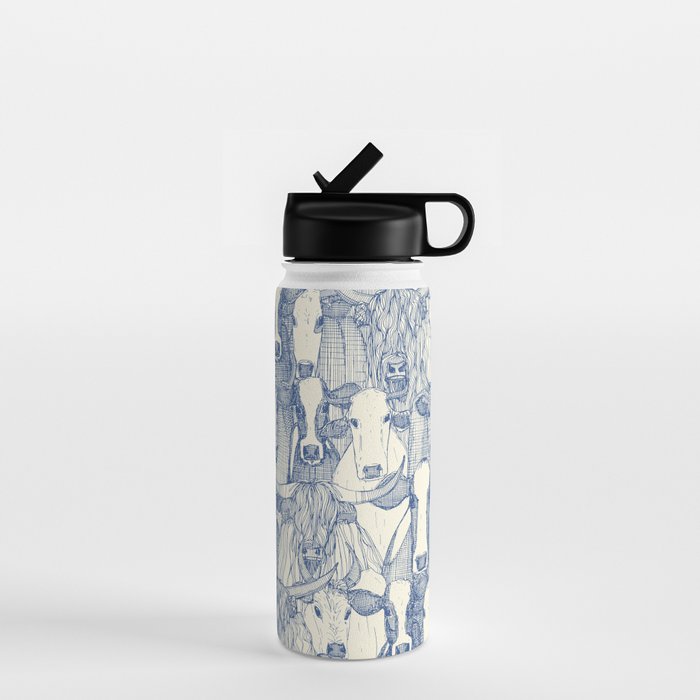 just cattle classic blue pearl Water Bottle Gallery Image 1
