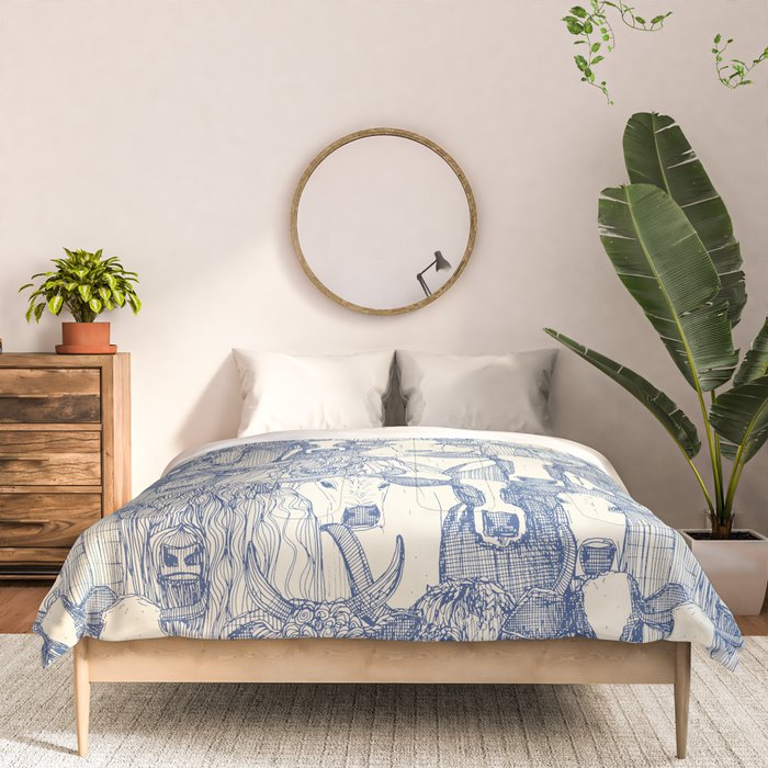just cattle classic blue pearl Comforter Gallery Image 3