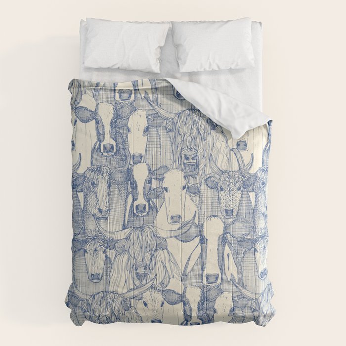 just cattle classic blue pearl Comforter Gallery Image 6