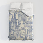 just cattle classic blue pearl Duvet Cover Gallery Image 6