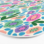 Colorful Cute Floral Bath Mat Gallery Image 3