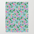 Colorful Cute Floral Poster Gallery Image 4