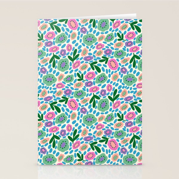 Colorful Cute Floral Stationery Card Gallery Image 2