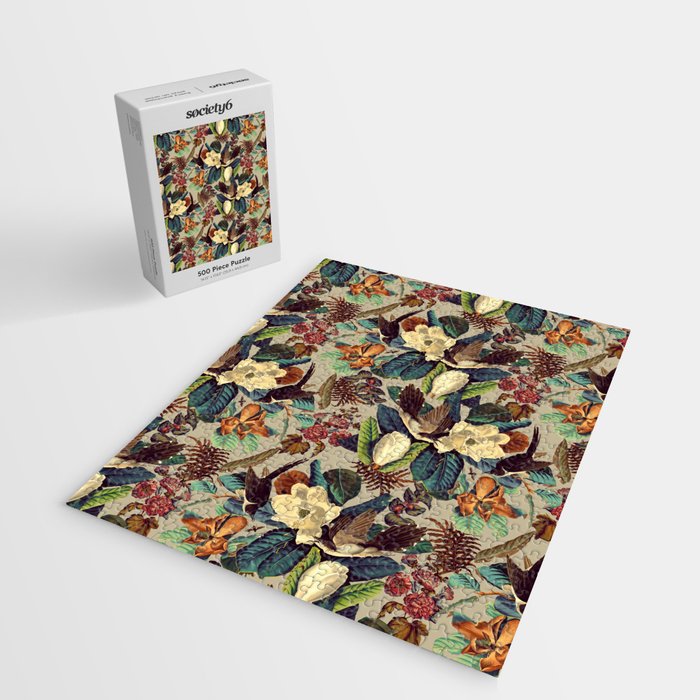 FLORAL AND BIRDS XXI-II Jigsaw Puzzle Gallery Image 2