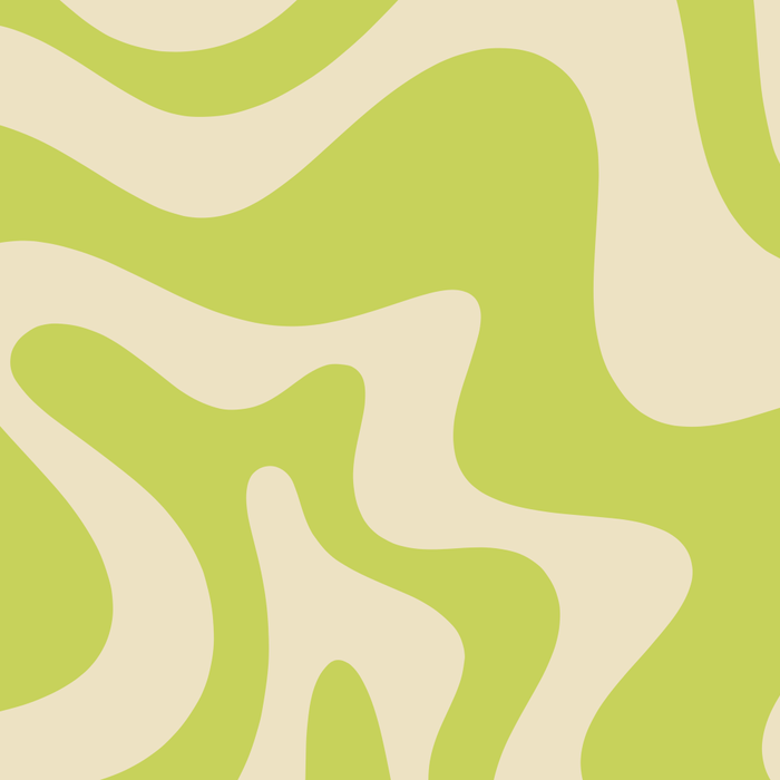 Liquid Swirl Retro Abstract Pattern 4 in Light Lime Linden Green and Beige Coffee Mug Gallery Image 2