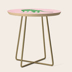 The Stare 2: Tropical Green Cheetah Edition Side Table Gallery Image 1