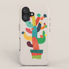 Whimsical Cactus iPhone Case Gallery Image 1
