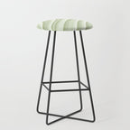 Wavy Stripes XXI - Pastel Natural Green Stool Gallery Image 1