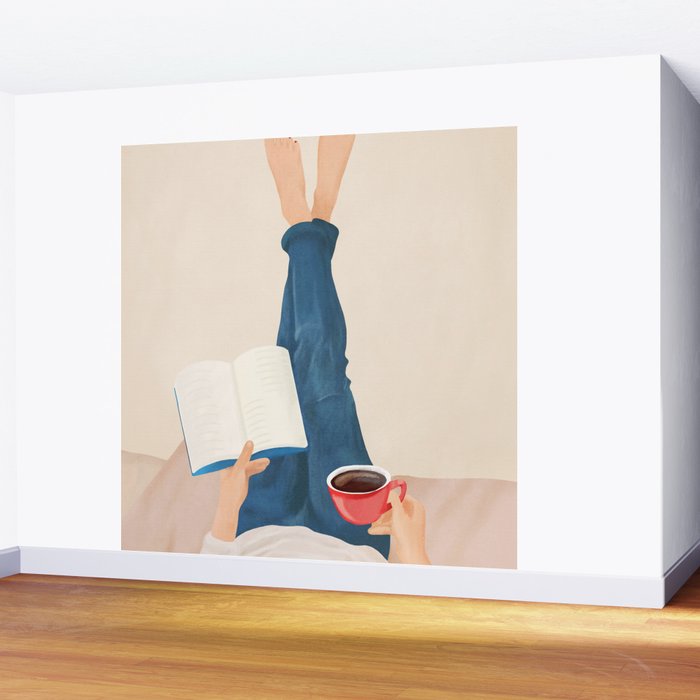 Morning Read Wall Mural Gallery Image 2