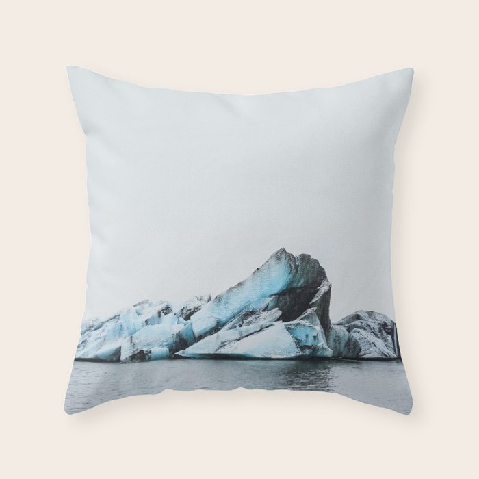 Jökulsárlón, Iceland Throw Pillow Gallery Image 6