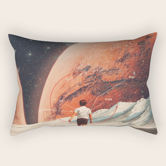 Don't Forget your Path Rectangular Pillow Gallery Image 2