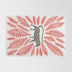 Black Jaguar - Red Leaf Palette Rug Gallery Image 2