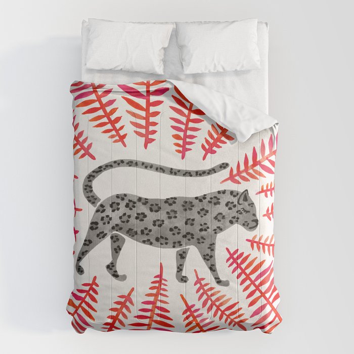 Black Jaguar - Red Leaf Palette Comforter Gallery Image 6