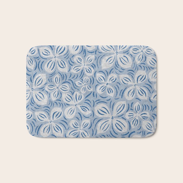 Dogwood Blue Bath Mat Gallery Image 1