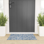 Dogwood Blue Welcome Mat Gallery Image 3