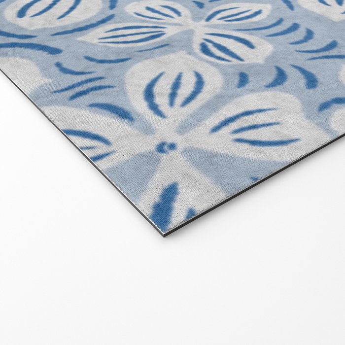 Dogwood Blue Welcome Mat Gallery Image 2