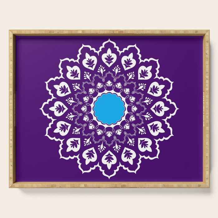 Mughal Motifs Serving Tray Gallery Image 1