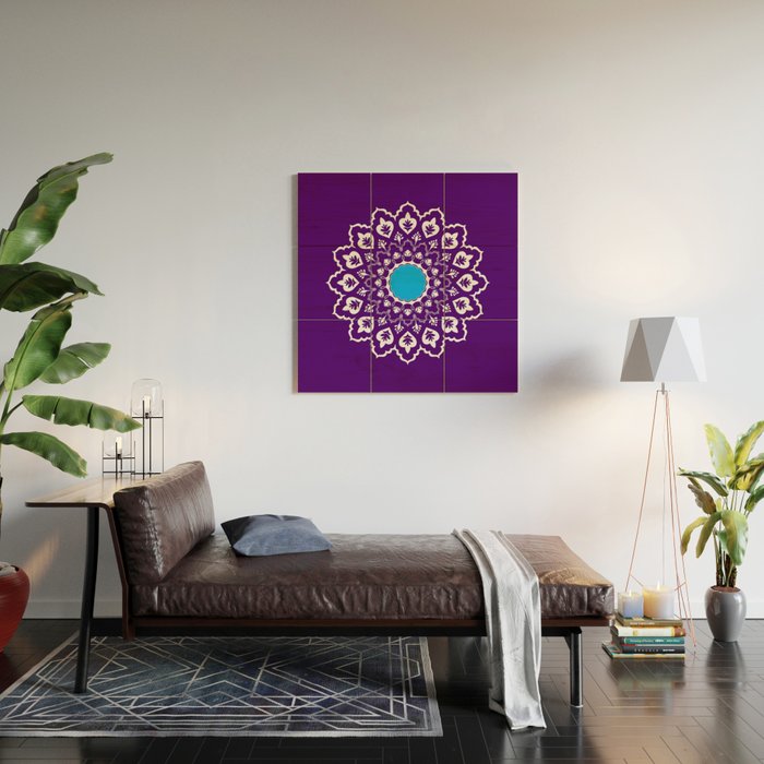 Mughal Motifs Wood Wall Art Gallery Image 2