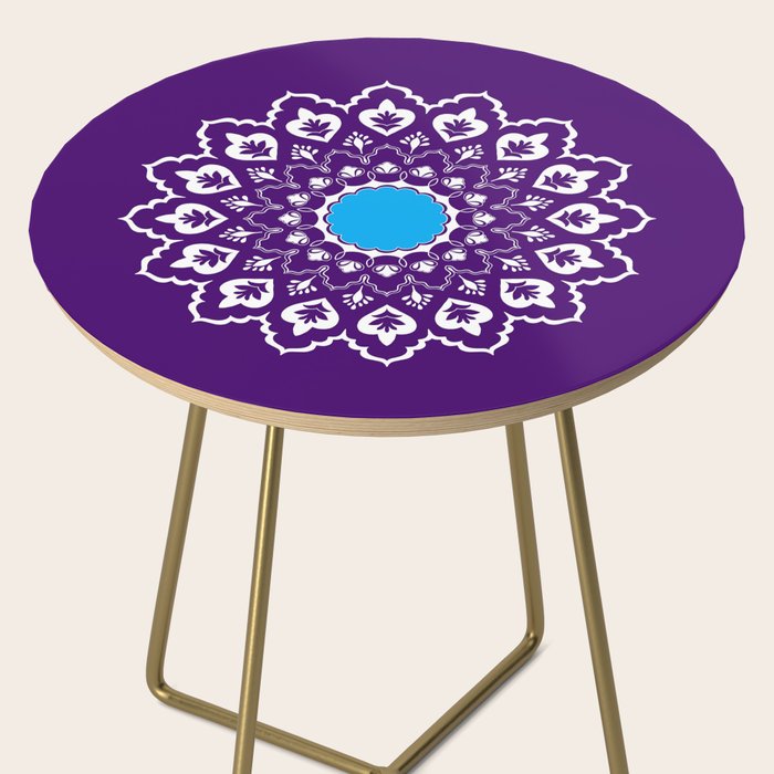 Mughal Motifs Side Table Gallery Image 2