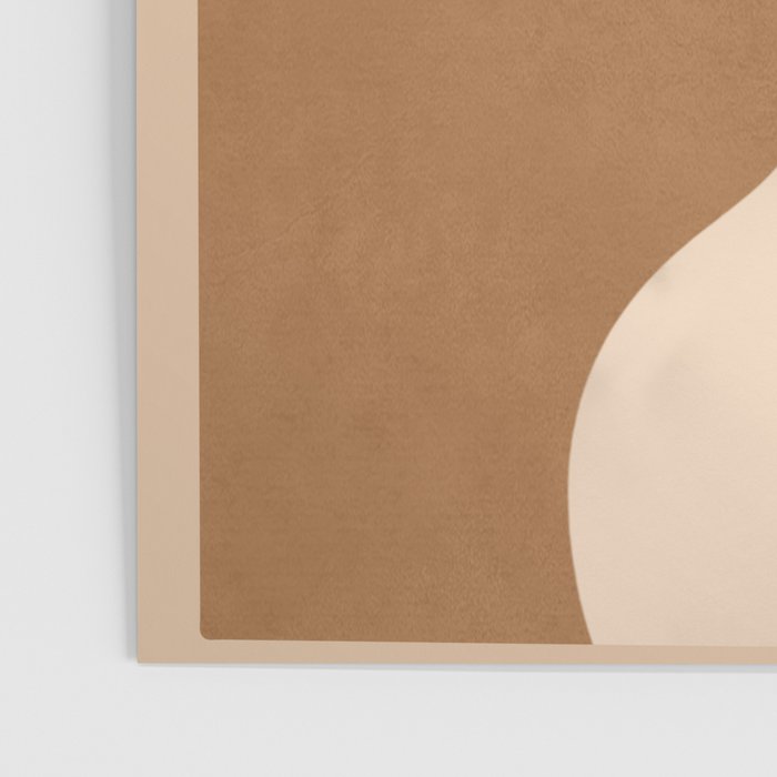 Minimal vase with plant leaves 1 Poster Gallery Image 3