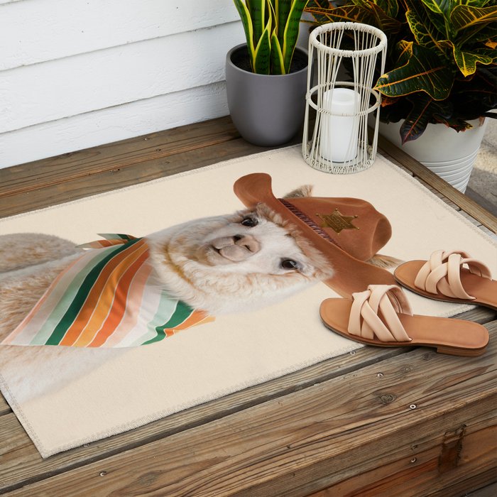 Cowboy Alpaca Outdoor Rug Gallery Image 2