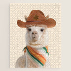 Cowboy Alpaca Jigsaw Puzzle Gallery Image 1